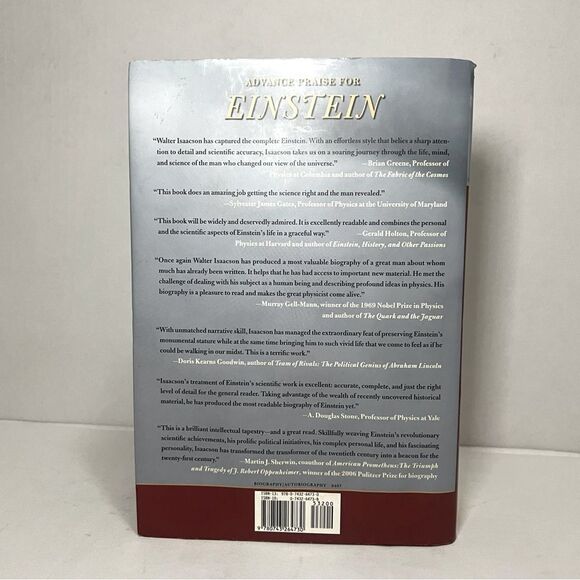 Einstein‎ His Life and Universe Book Hardcover Physicist Biography Non-Fiction - Picture 2 of 8